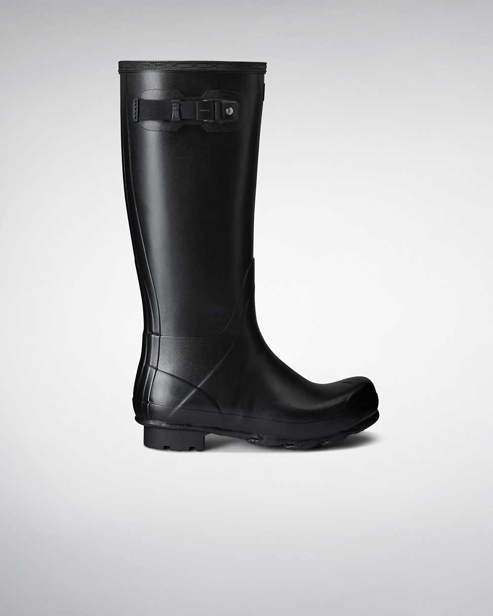 hunter black wellingtons